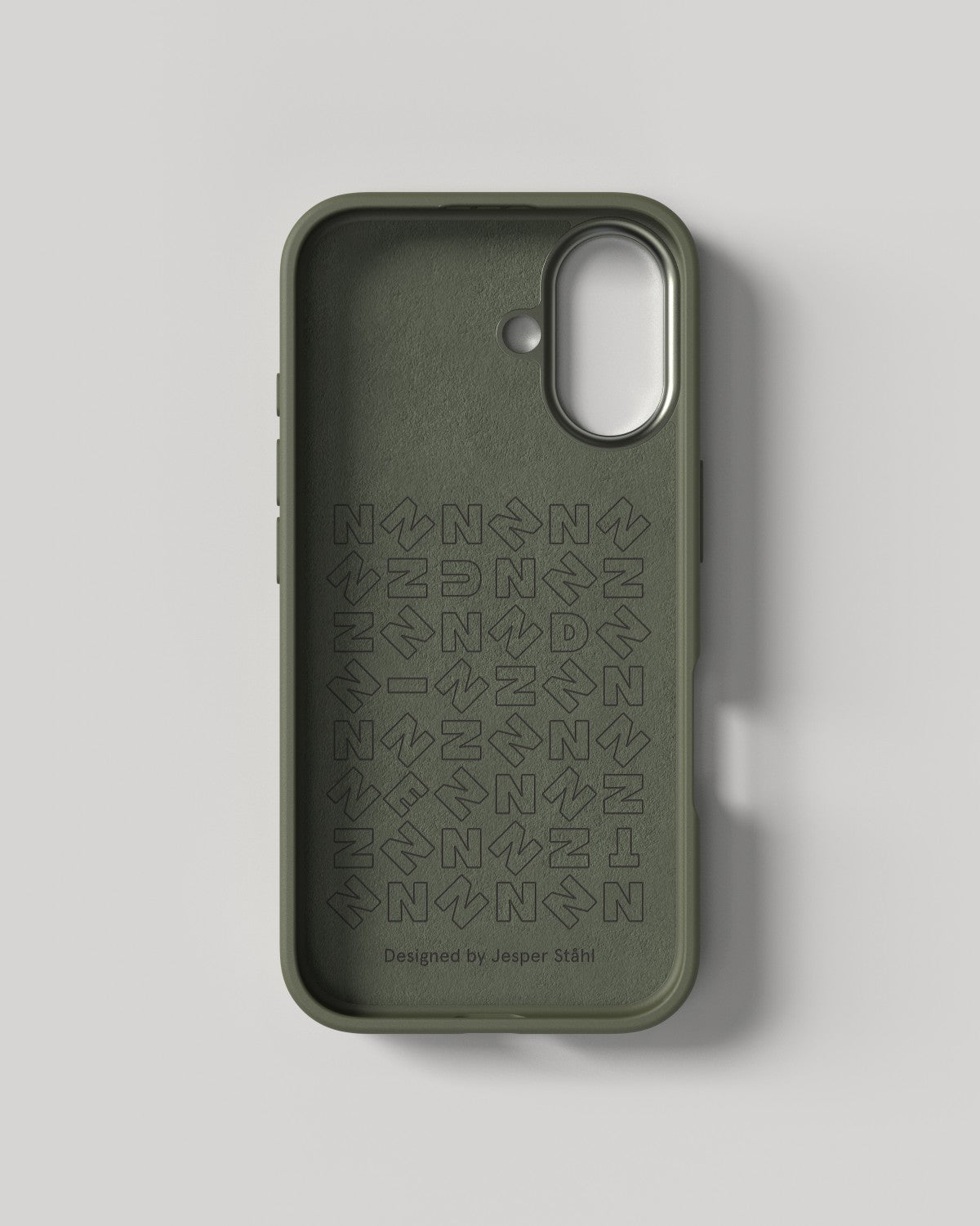 Bold Case - iPhone 16 - Linen Beige & Olive Green